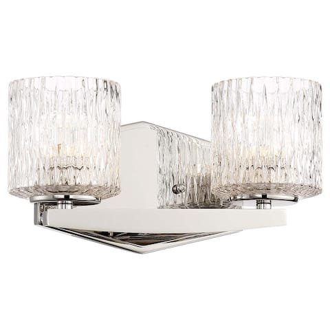 Maginot Polished Nickel 2 Light Led Bath By Minka Lavery