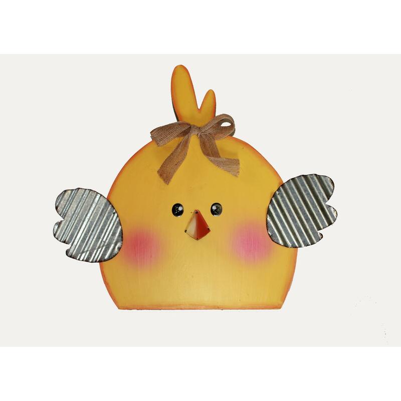 11" Wood & Metal Chick - 11