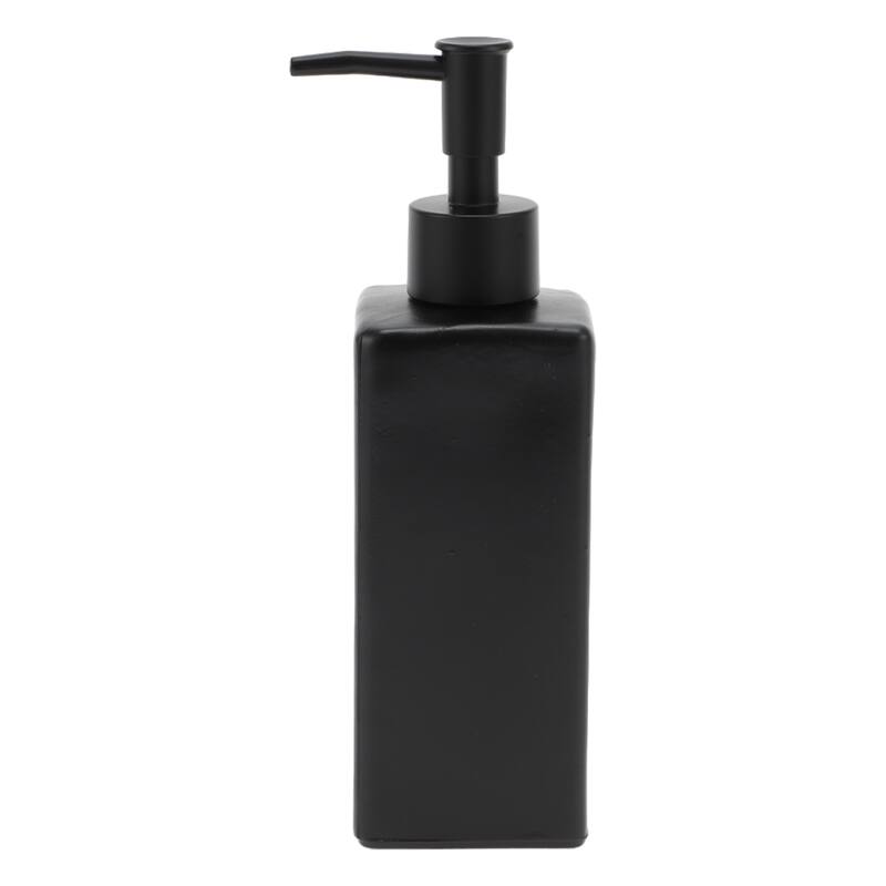 Square Elegant Soap Pump Dispenser for Laundry Rooms Hotels 350ml 1 Pcs