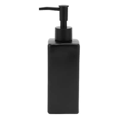 Square Elegant Soap Pump Dispenser for Laundry Rooms Hotels 350ml 1 Pcs