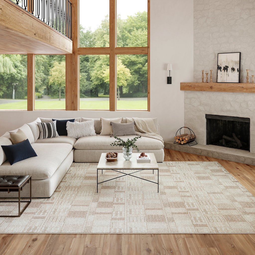 Nourison Nordic Indoor only Geometric Area Rug