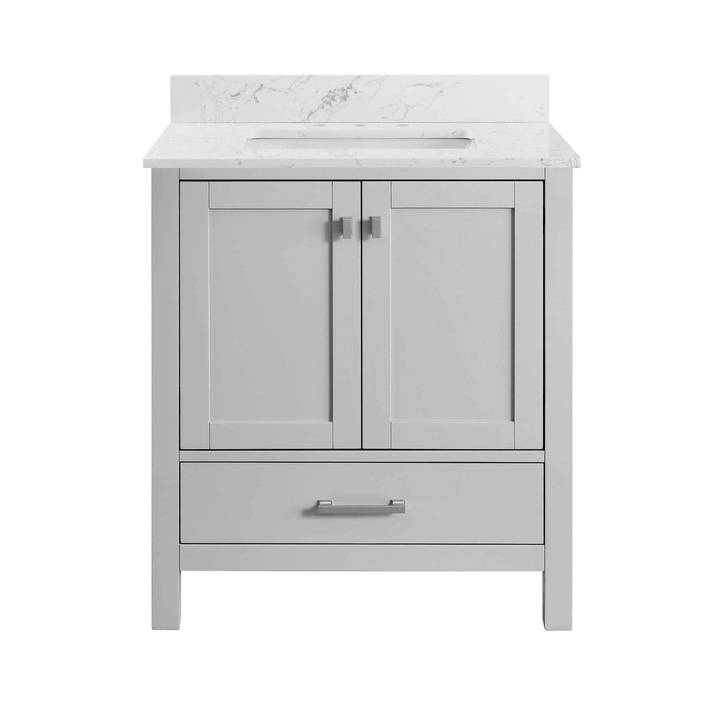 Modern Minimalist Freestanding Bathroom Vanity with Sink