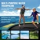 preview thumbnail 21 of 21, 13ft Recreational Inflatable Water Trampoline Bounce with 3-Step Ladder and Electric Air Pump