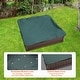 preview thumbnail 7 of 9, HDPE Square Sand Box with 4 Corner Seating and Bottom Liner Ideal for Kids - 48.6” x 48.6” x 12.4”