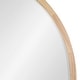preview thumbnail 30 of 46, Kate and Laurel McLean Round Wood Framed Wall Mirror