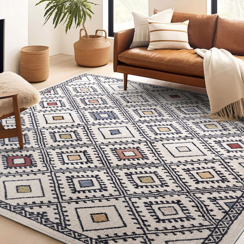 Well Woven Malaga Moderne Bohemian Area Rug - 2' 3" x 7' 3"