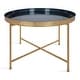 preview thumbnail 10 of 11, Kate and Laurel Celia Round Metal Coffee Table - 28.25x28.25x19