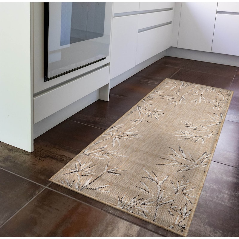 Liora Manne Carmel Bamboo Border Indoor/Outdoor Rug