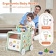 preview thumbnail 5 of 8, Costway 6-in-1 Baby Push Walker Wooden Strollers Learning Activity - See Details