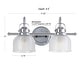 preview thumbnail 44 of 113, Shirley Metal/Glass LED Vanity Light, by JONATHAN Y