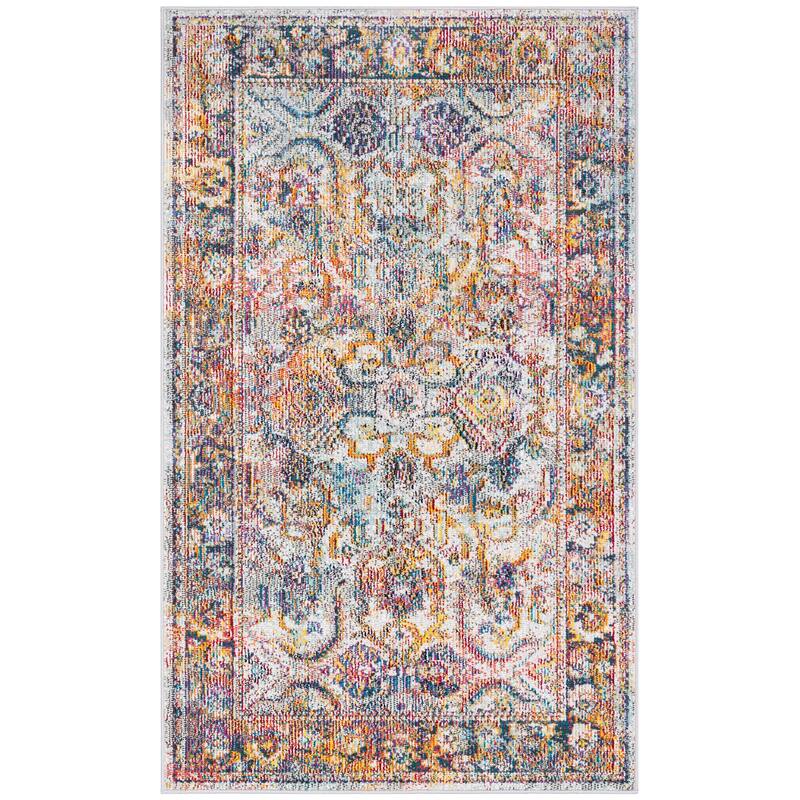 SAFAVIEH Crystal Clementina Vintage Boho Oriental Rug On Sale Bed
