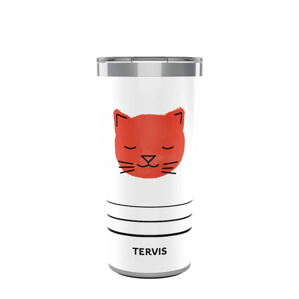 Tervis Traveler Pet Face Triple Walled Insulated Travel Tumbler, Kitty