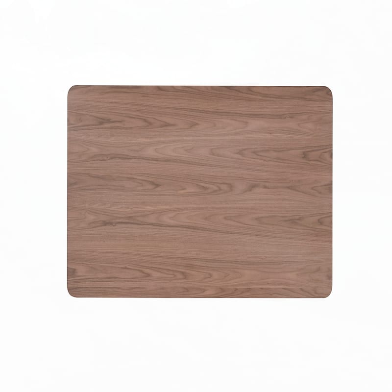 Walnut and Black Finish Dining Table