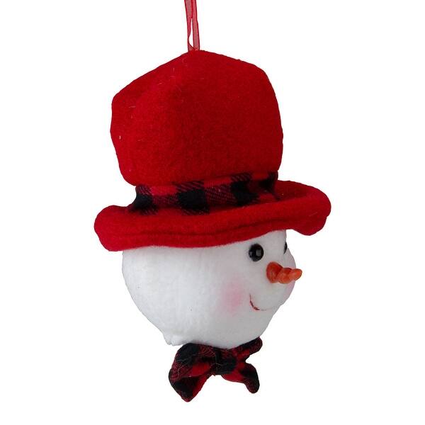 Shop 4 5 Snowman Wearing A Red Top Hat With A Bow Tie Christmas