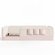 preview thumbnail 10 of 124, Twin/Full/Queen Teddy Fleece Floor Bed with Upholstered Safety Rails and Pocket