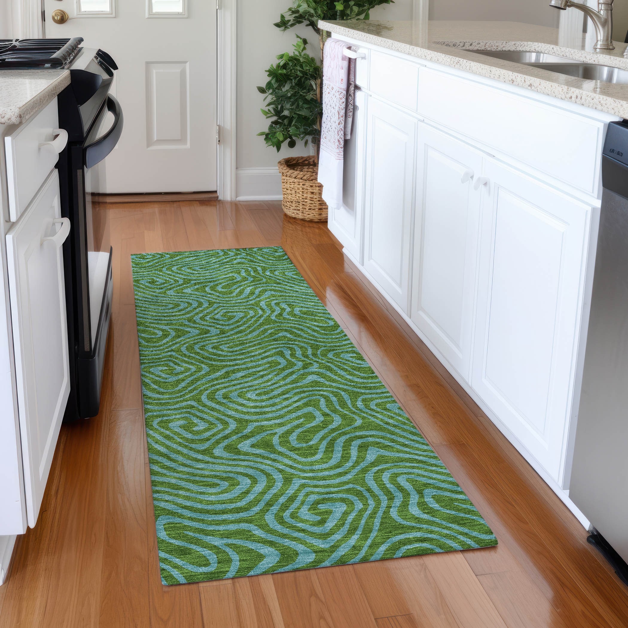 Premium Washable Super Soft Modern Maze Mayfield Rug