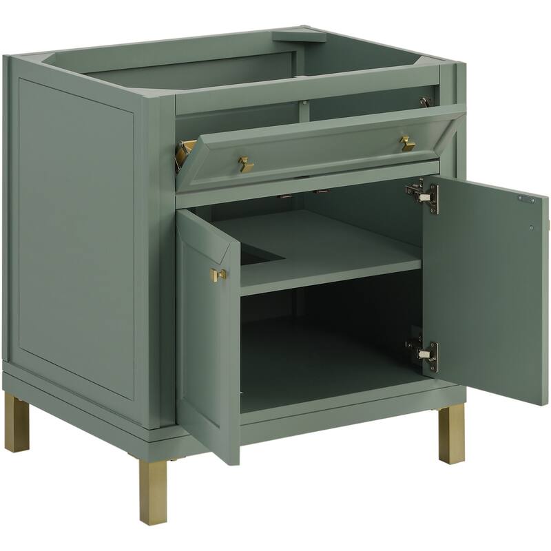 James Martin Vanities 503-V30 Chicago 30" Dual-Mounted Single Basin - Smokey Celadon