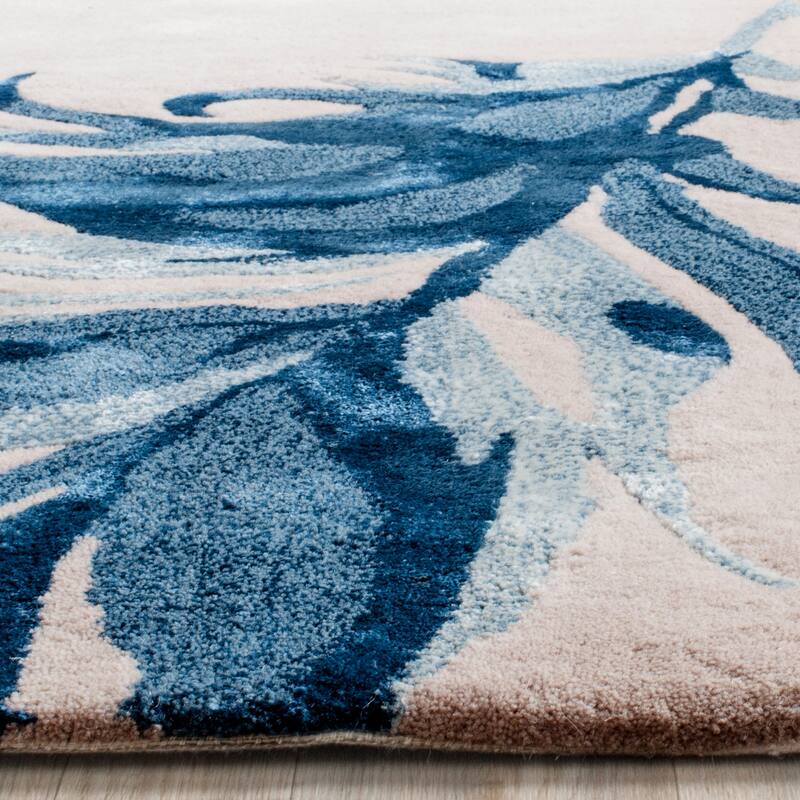 SAFAVIEH Handmade Allure Njomza Modern Floral Wool Rug