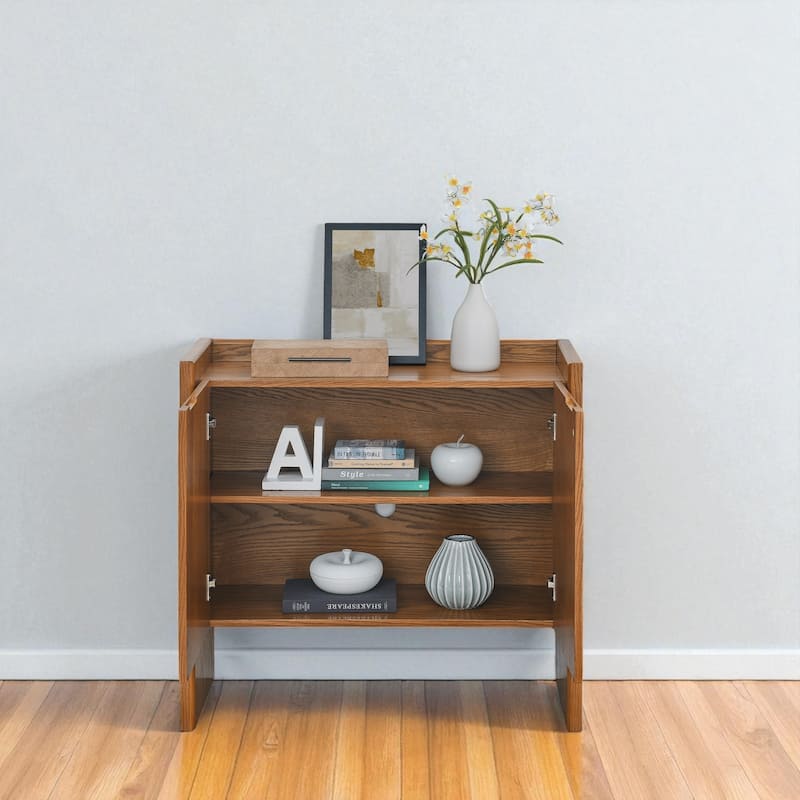 Buffet Cabinet with Doors, Rustic Sideboard Storage for Entryway, Hallway, Kitchen and Dining Room.
