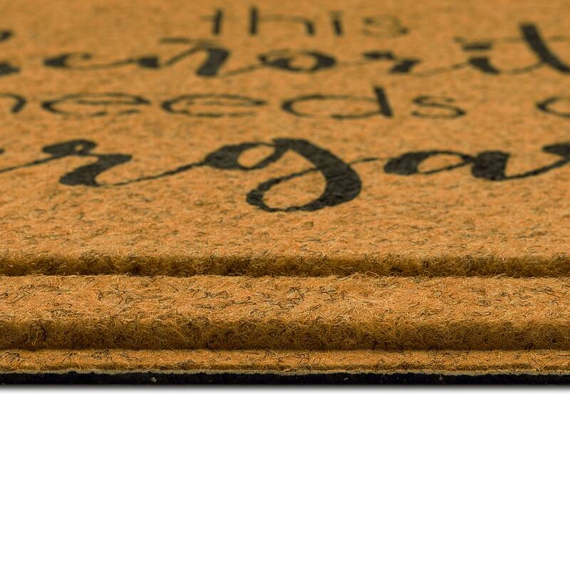 Mohawk Home Faux Coir Novelty Impressions Doormat