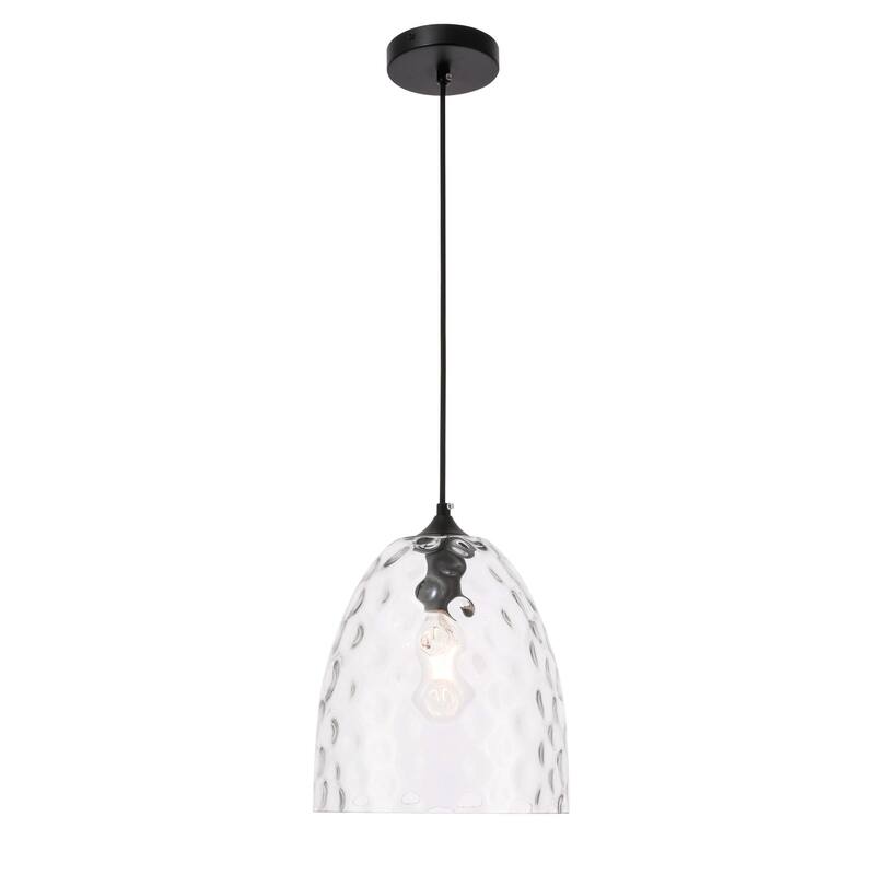 Elegant Lighting Gibson Single Light 10" Wide Mini Pendant