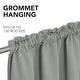 preview thumbnail 35 of 117, Deconovo 100% Full Blackout Double-Layer Rod Pocket Curtains (2 Panels)