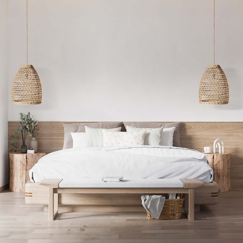 Mazed Lace Rattan Pendant Light