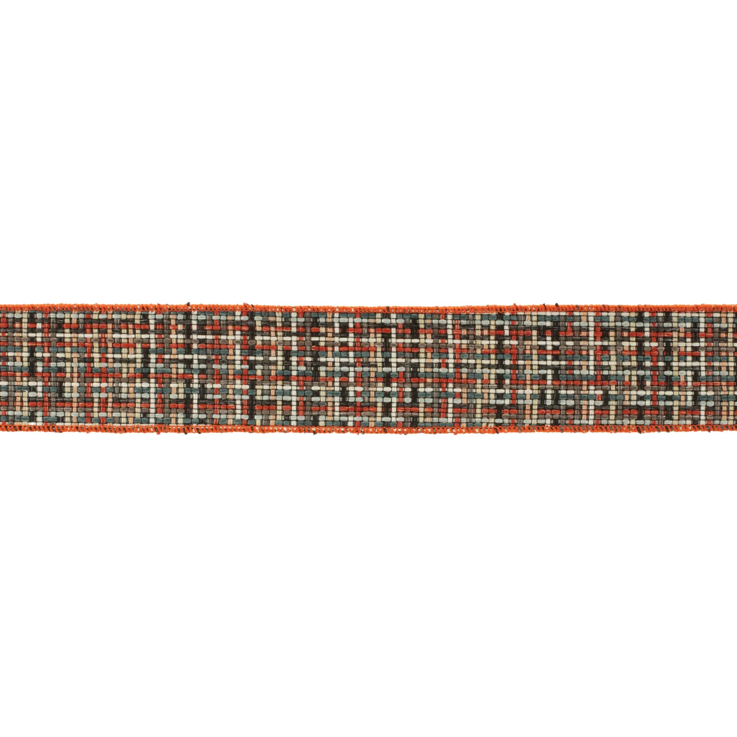 Checkered Woven Wired Ribbon (Set of 2)