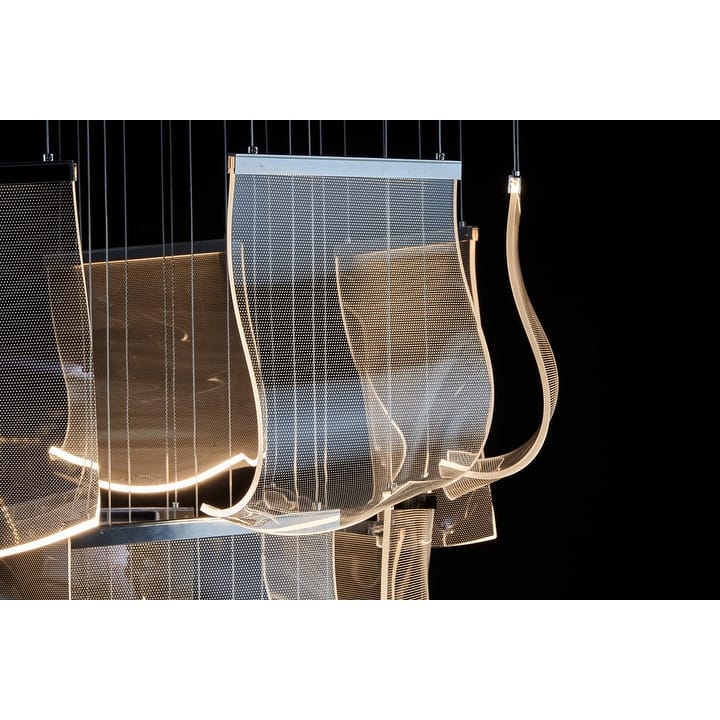 Luxury LED modern Chandelier 24 lights for Foyer staircase or hallway