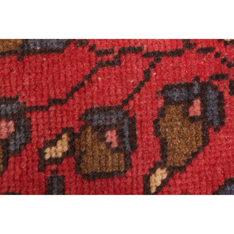 ECARPETGALLERY Hand-knotted Andelz Red Wool Rug - 3'0 x 4'5