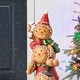preview thumbnail 9 of 18, Glitzhome 29"H Christmas Stacked Gingerbread Man Porch Decor - 29"