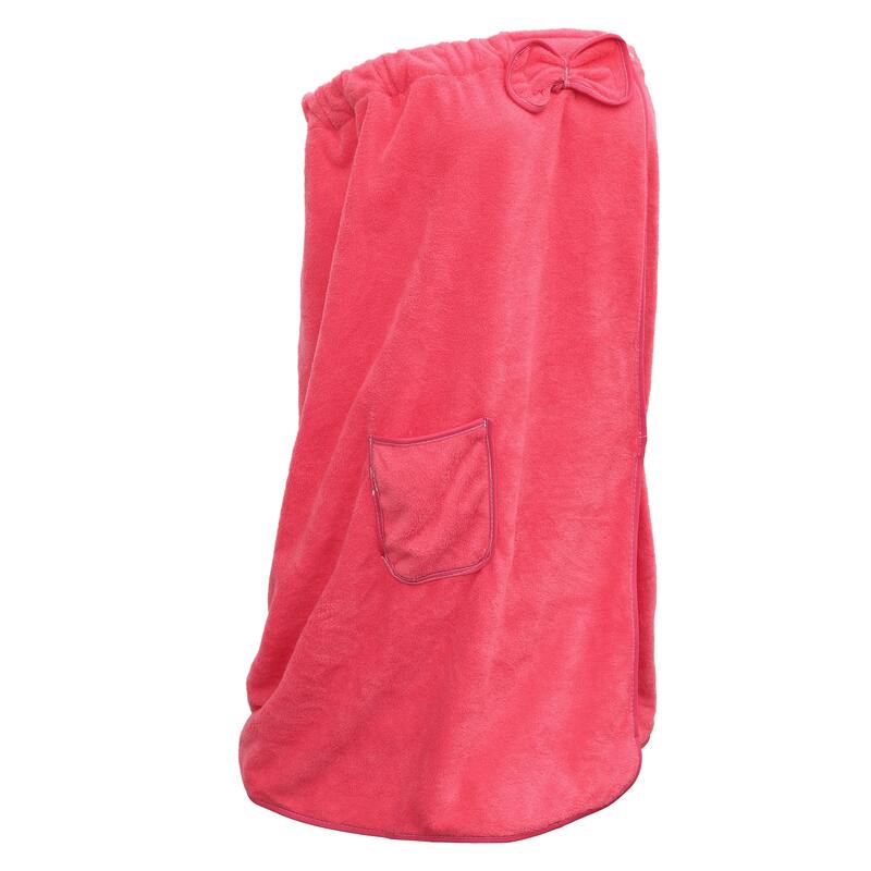 Bath Wrap Towel for Women Shower Adjustable Bath Wrap with Pocket