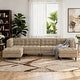 preview thumbnail 1 of 146, Madison Oversized Upholstered Corduroy Modular Sectional Sofa