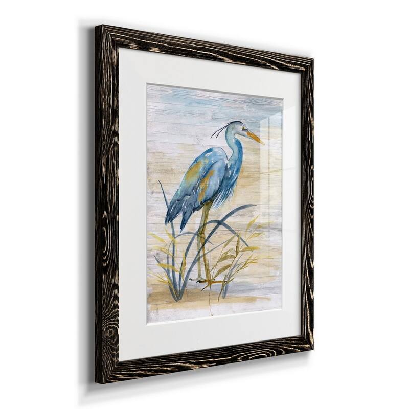 Blue Heron I-Premium Framed Print - Ready to Hang