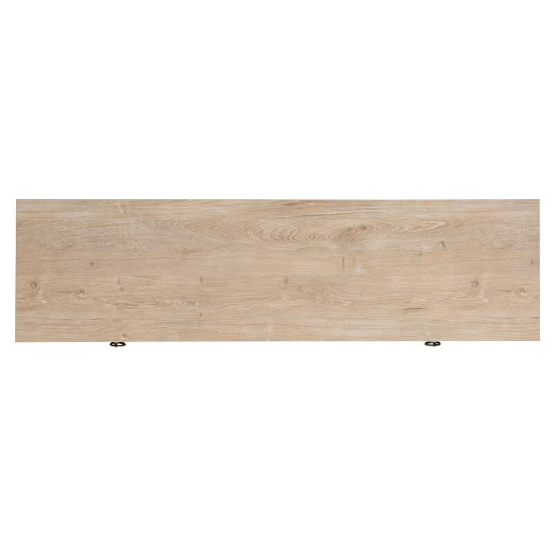 Granger 58" TV Stand with Log Fireplace Insert