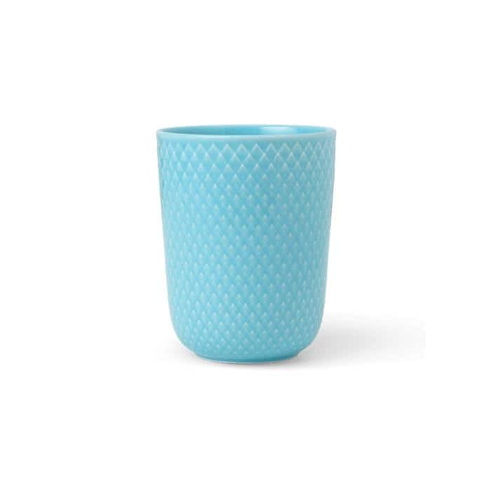 Lyngby Porcelæn Rhombe Color Mug, V: 11.2 oz - Turqoise