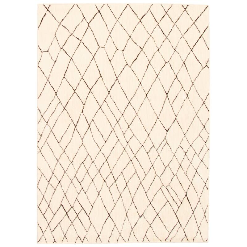 ECARPETGALLERY Anis Transitional Rug - 5'3" x 7'3" - Ivory