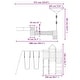 preview thumbnail 4 of 18, vidaXL Swing Set Outdoor Backyard Wooden Playground Equipment for Kids Age 3-8