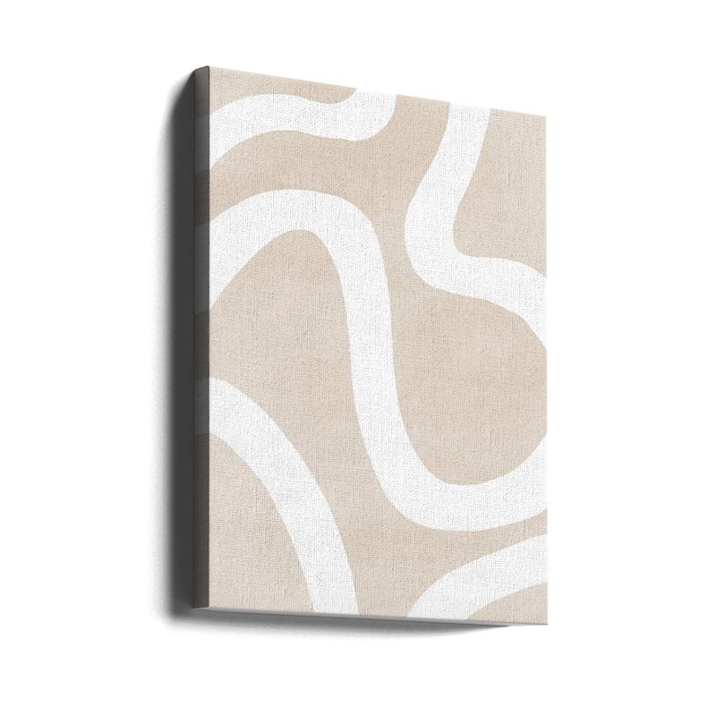 "Squiggly Abstract Art" Wrapped Canvas Wall Art