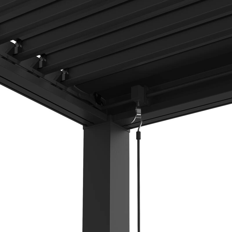 Aluminum Pergola with Adjustable Louvered Roof