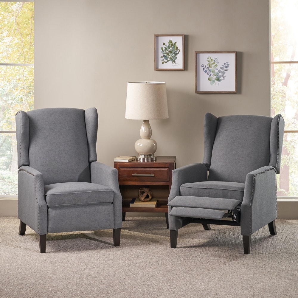 Wescott Contemporary Recliners (Set of 2) by Christopher Knight Home