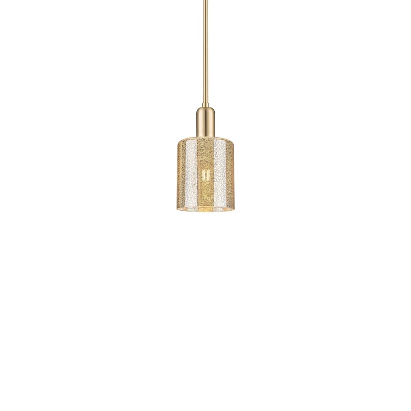 Innovations Lighting 716-1S-10-5 Cobbleskill Pendant Cobbleskill 5" - Champagne Bronze / Mercury