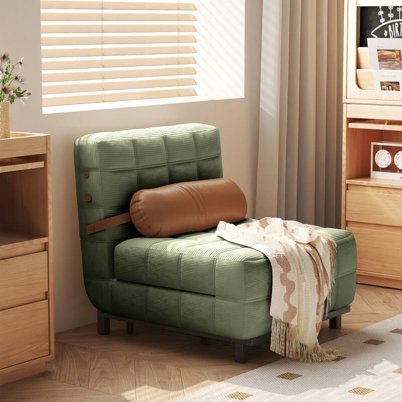 JASIWAY Convertible Sleeper Sofa Bed Chair - Green