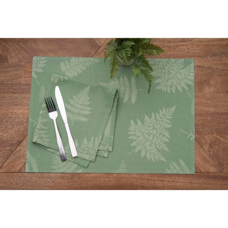 Botanical Jacquard Placemat Set 6