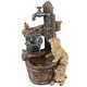 preview thumbnail 3 of 11, Resin Puppies and Water Faucet Outdoor Fountain with LED Light