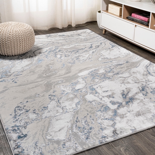 JONATHAN Y Swirl Marbled Abstract Area Rug. Opens flyout.