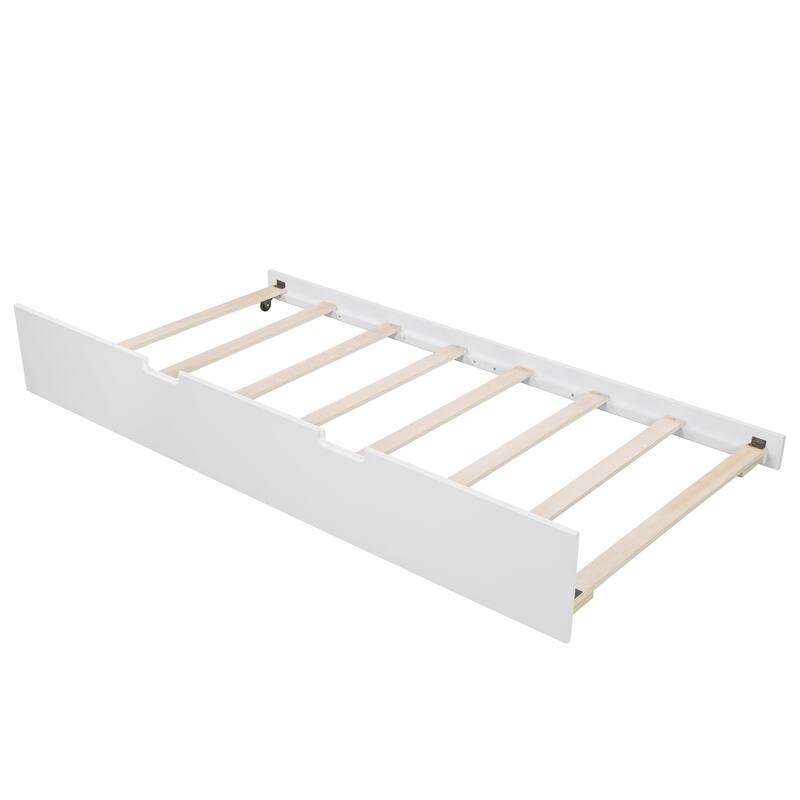 Multi-Functional Daybed with Trundle and Storage Side Tables for Bedroom or Living Room