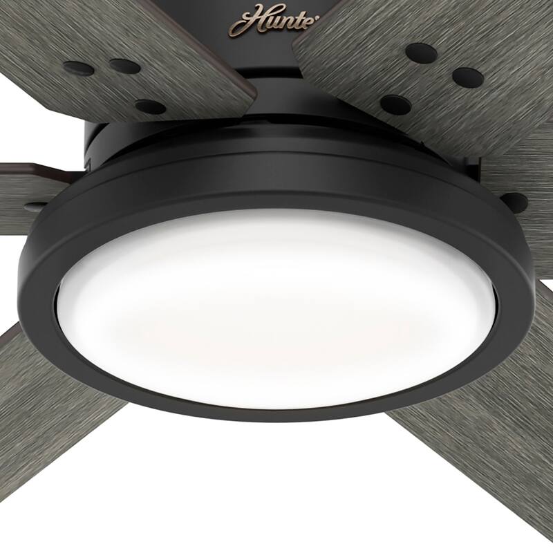 Hunter 70" Warrant Windmill Ceiling Fan with LED Light Kit and Wall Control - Farmhouse, Industrial, Contemporary