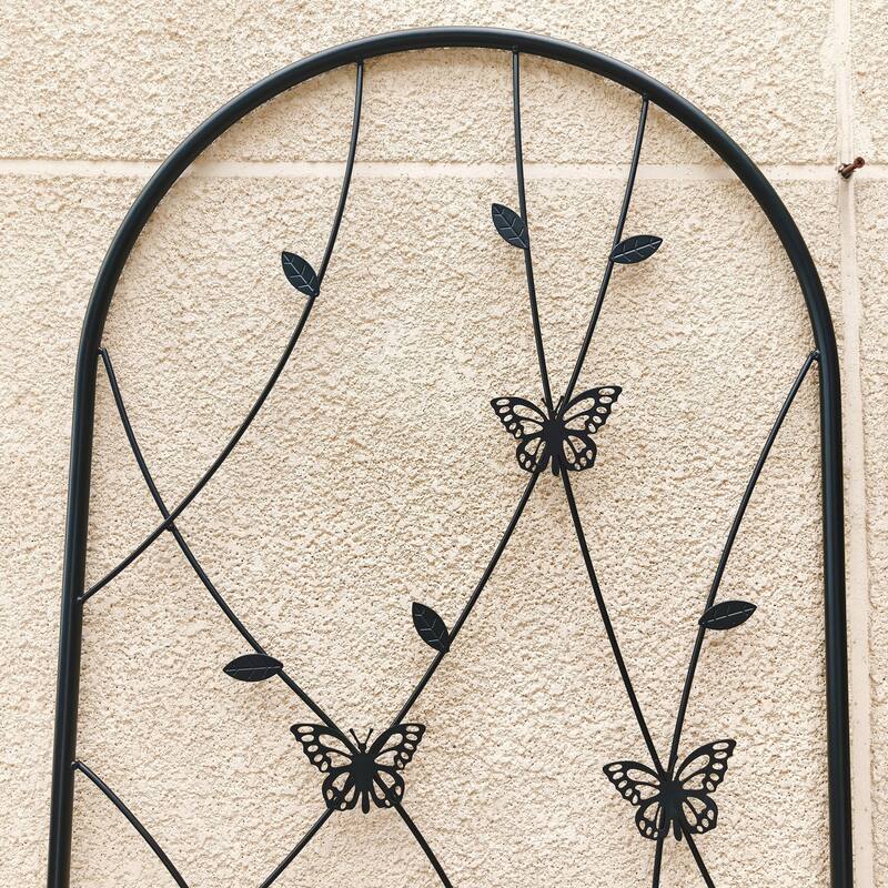 2 Pack Metal Garden Trellis 71in x 19.7in Rustproof Trellis