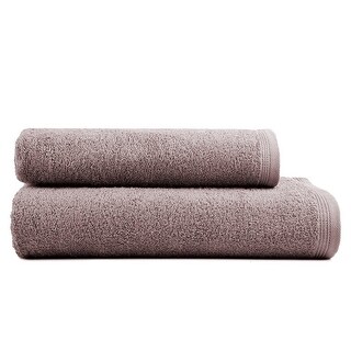 STP Goods Ashley Turkish Cotton Towels Set of 2 - N/A